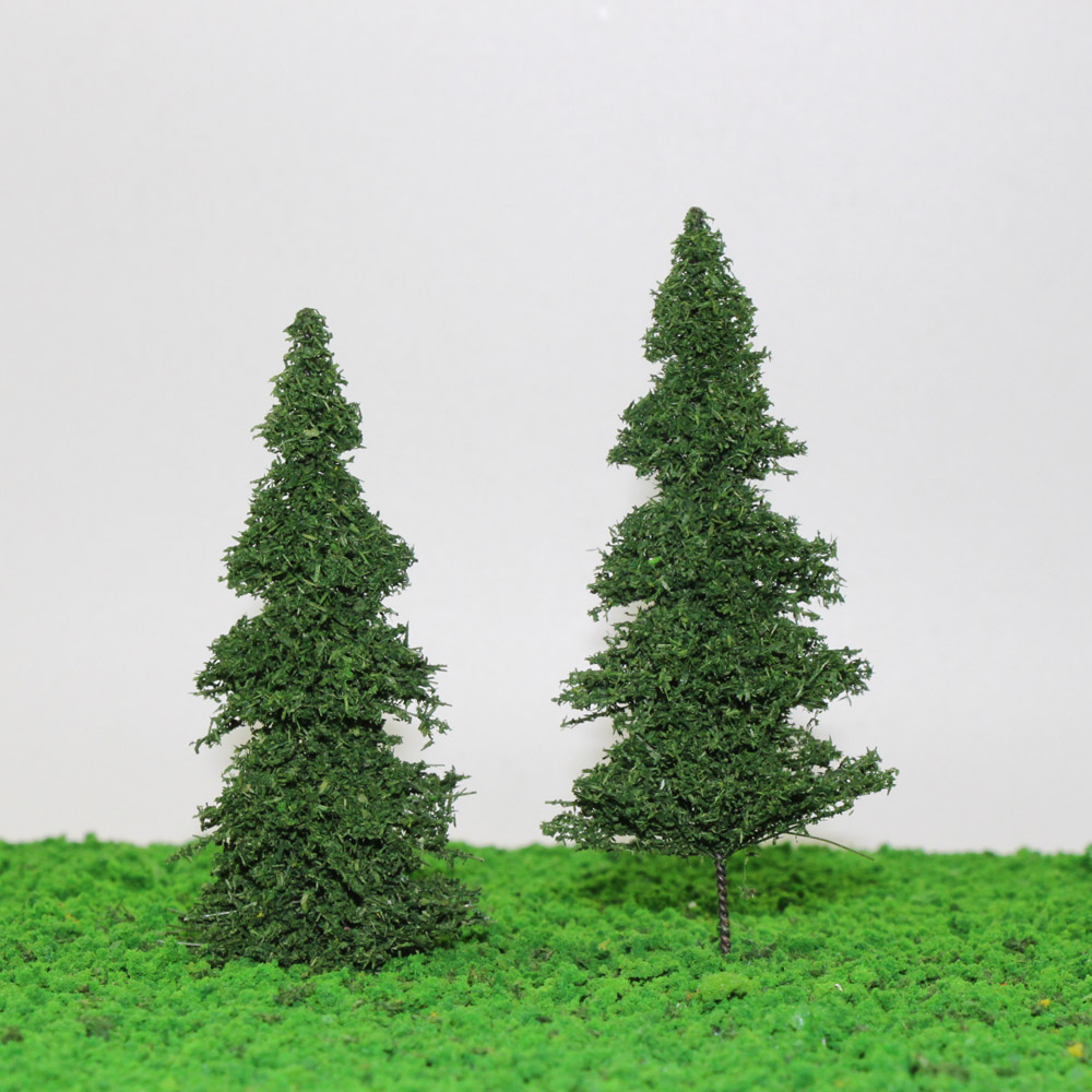 S0403 20pcs 12cm Model Train Pine Trees Railroad Scenery Layout HO