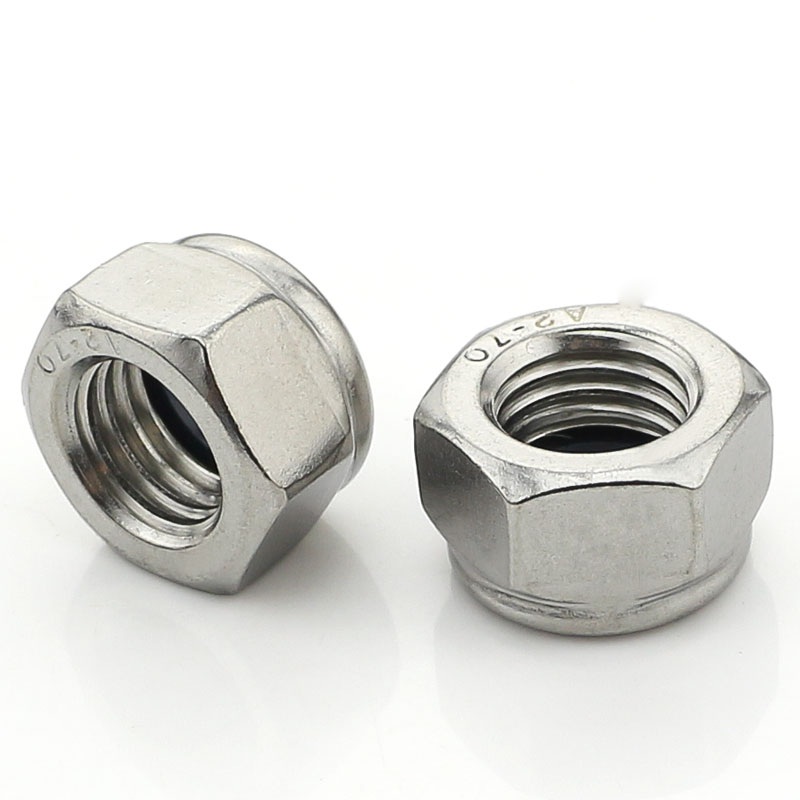 Din985 Nylon Lock Nuts Prevailing Torque Type Hexagon Thin Nut With 