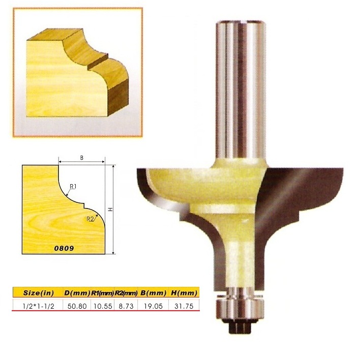 Picture Frame And Molding Router Bit NO 3 1 2 1 1 2 1 2 Shank EBay