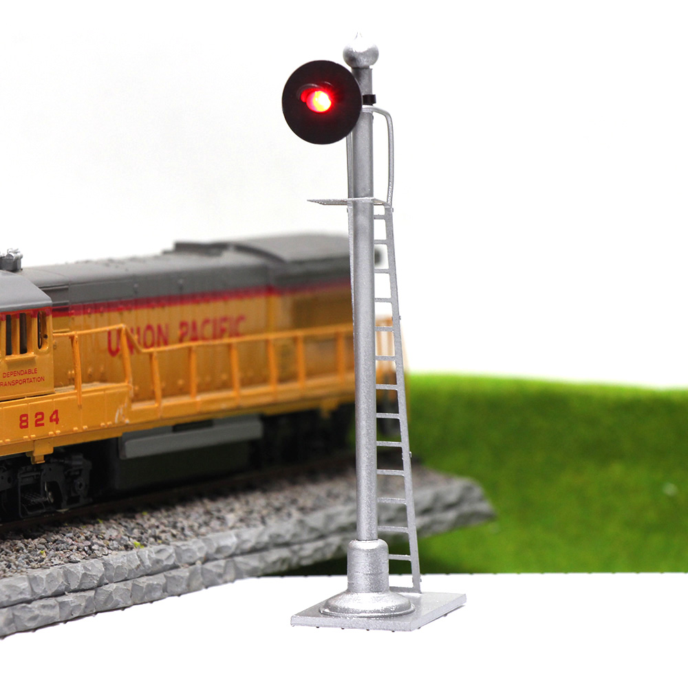 JTD25 10 sets Target Faces With LEDs for Railway Dwarf signal O Scale 2-light