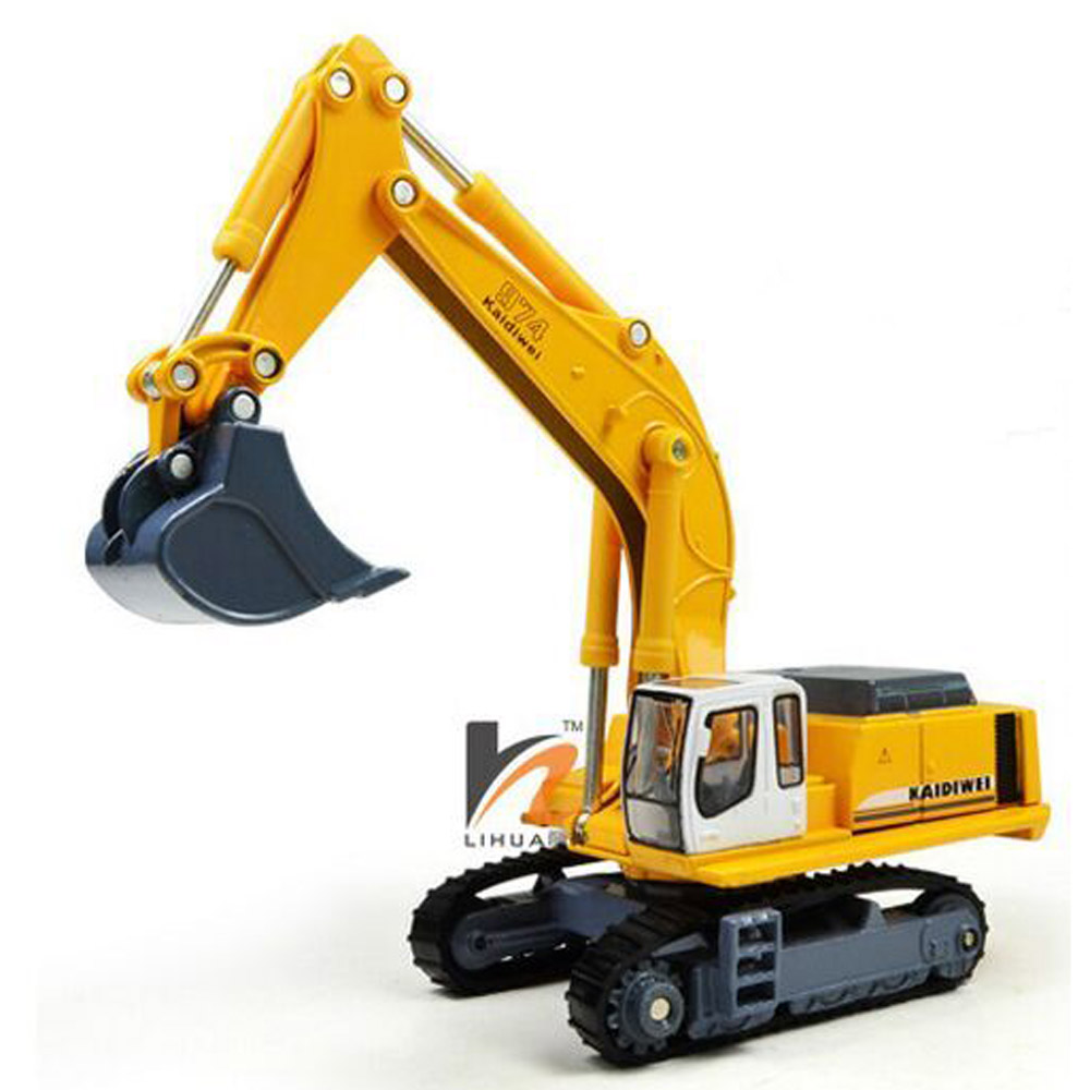 KAIDIWEI Diecast Excavator Construction Equipment Model 1/87 HO Scale