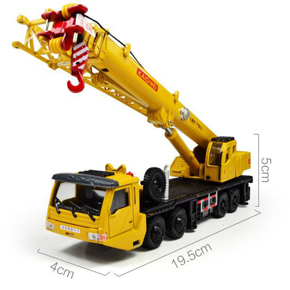 1:55 Diecast Mega Lifter Crane Construction Vehicle Cars Model Scale Toy by KDW 