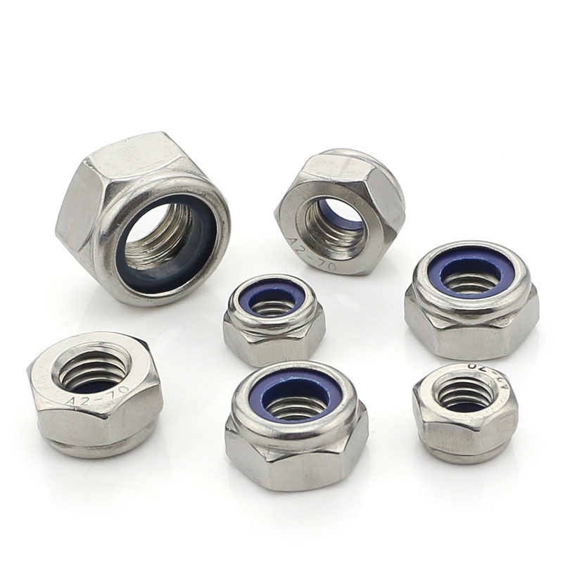 DIN985 Nylon Lock Nuts prevailing Torque Type Hexagon Thin Nut With ...