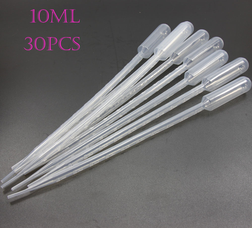 30PCS Disposable Plastic Transfer Pipettes Graduated Dropper ...