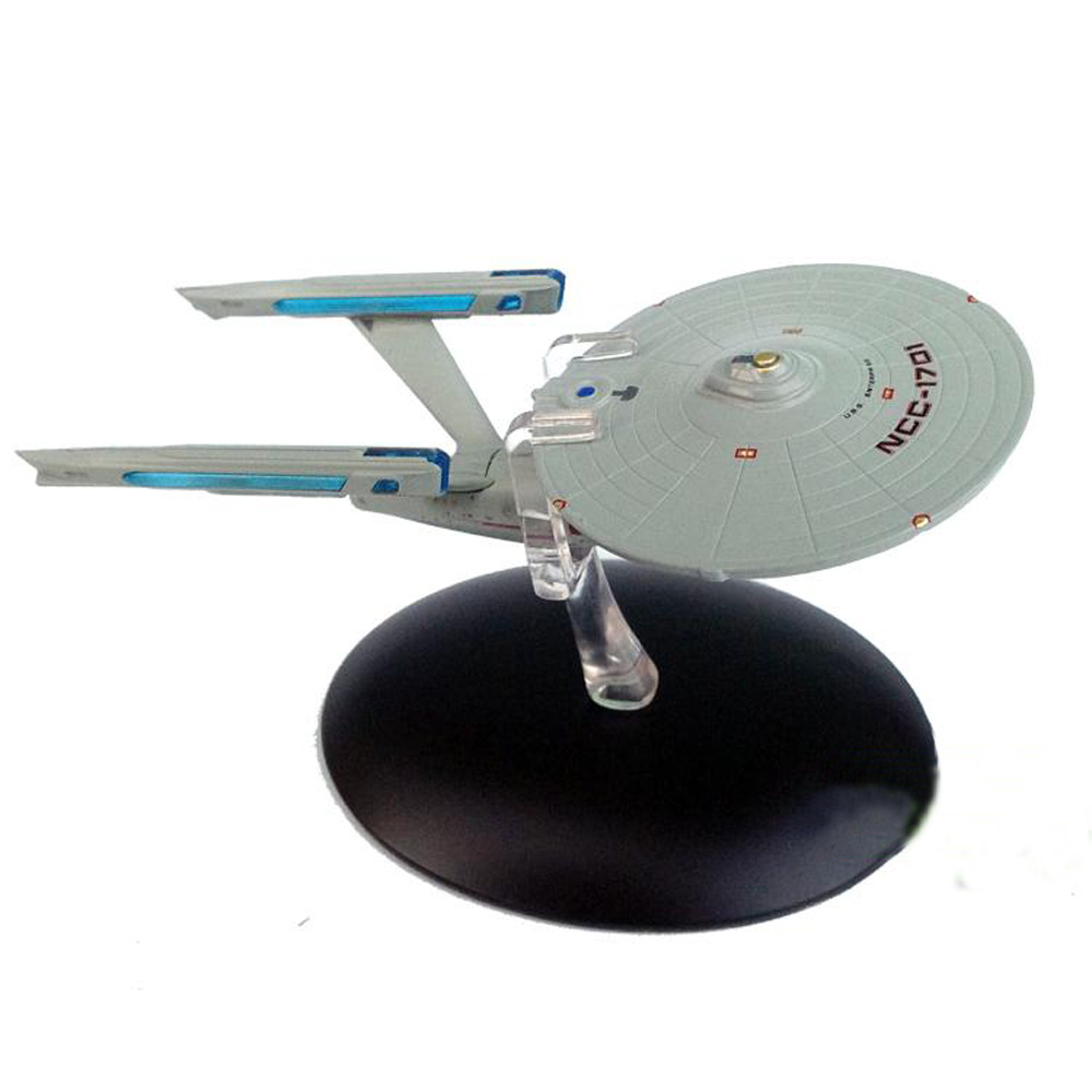 ZLPZMX251 1PC USS ENTERPRISE NCC-1701 Diecast Model Starship Eaglemoss ...