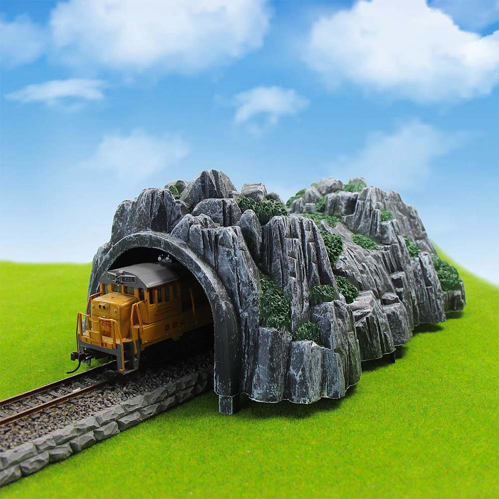 N Scale Railway Tunnel – 1:160 Model Train Cave – Evemodel SD04 – 2 Pack
