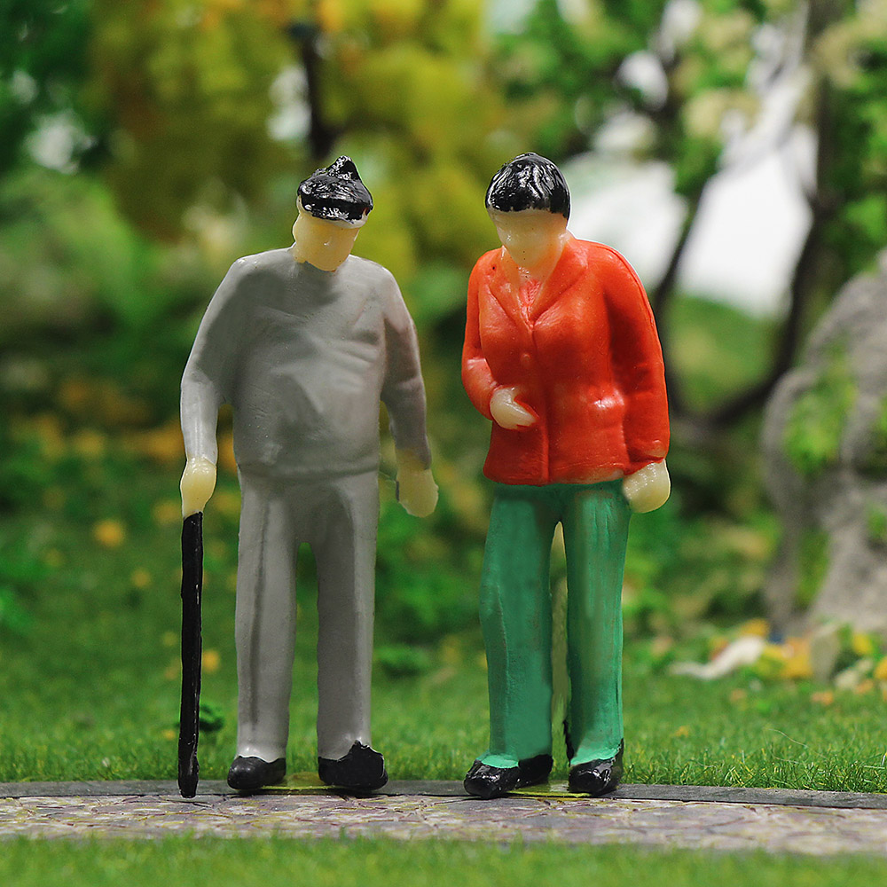 90 Figurines Assises Échelle HO 1:87 Pour Maquettes De Train | Personnages Miniatures Pour Décoration Paysage, Diorama | Cadeau Modélisme