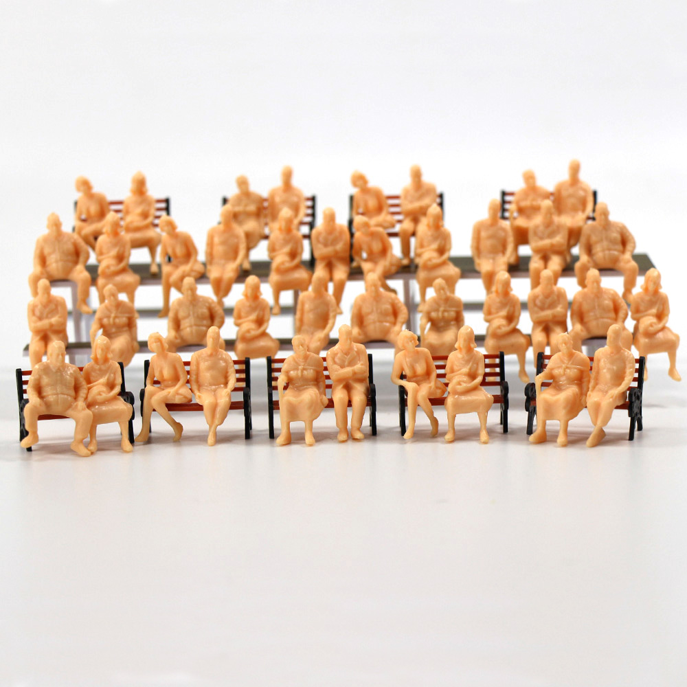 o scale seated figures