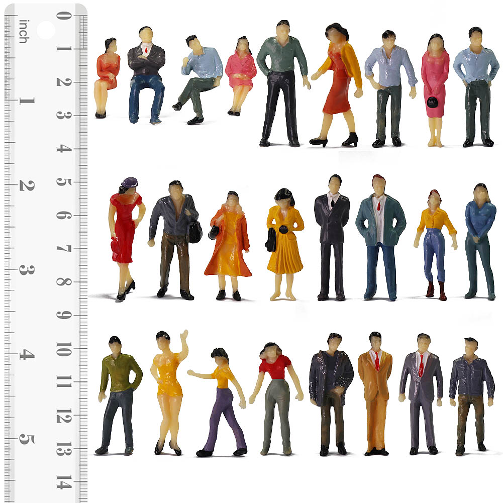 o scale seated figures