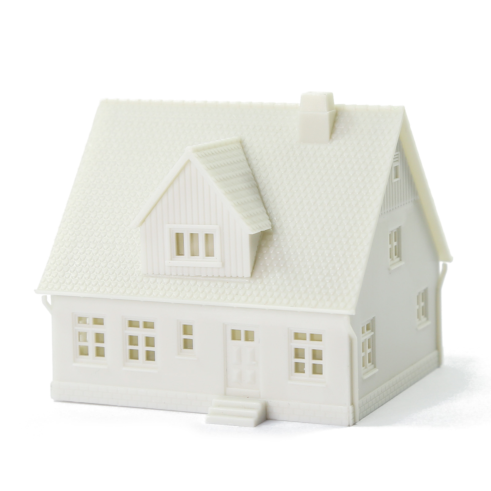 Cool Little N Scale House Kit - 1:160 Model Village Building Unpainted - View #3