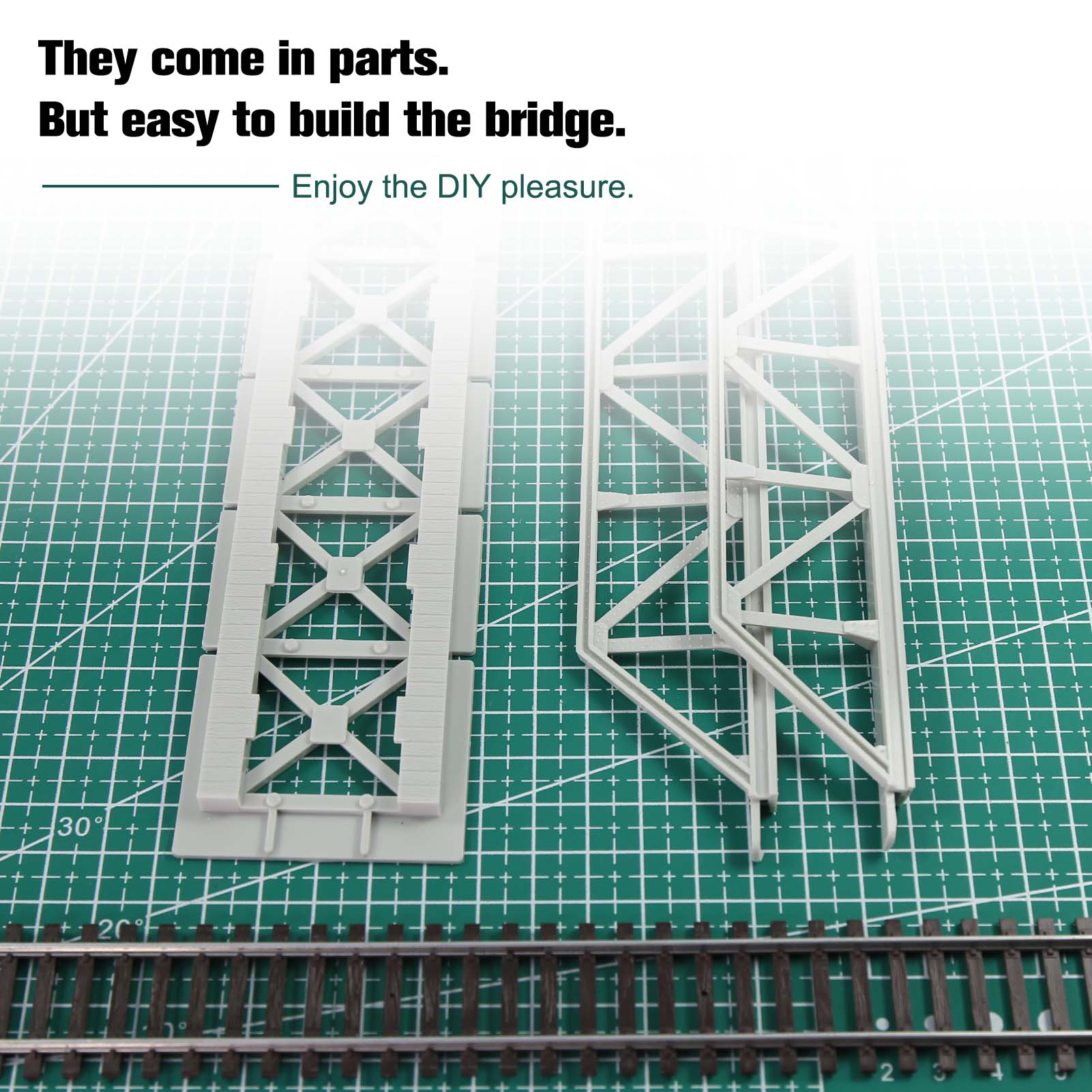 Kit De Pont En Treillis à Voie Unique HO Evemodel - Neuf - Pour Modélisme Ferroviaire